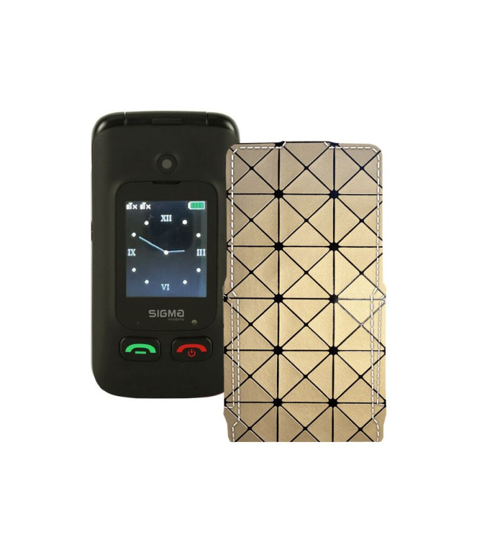 Чохол-флип з екошкіри для телефону Sigma Comfort 50 Menol Shell Duo Type-C