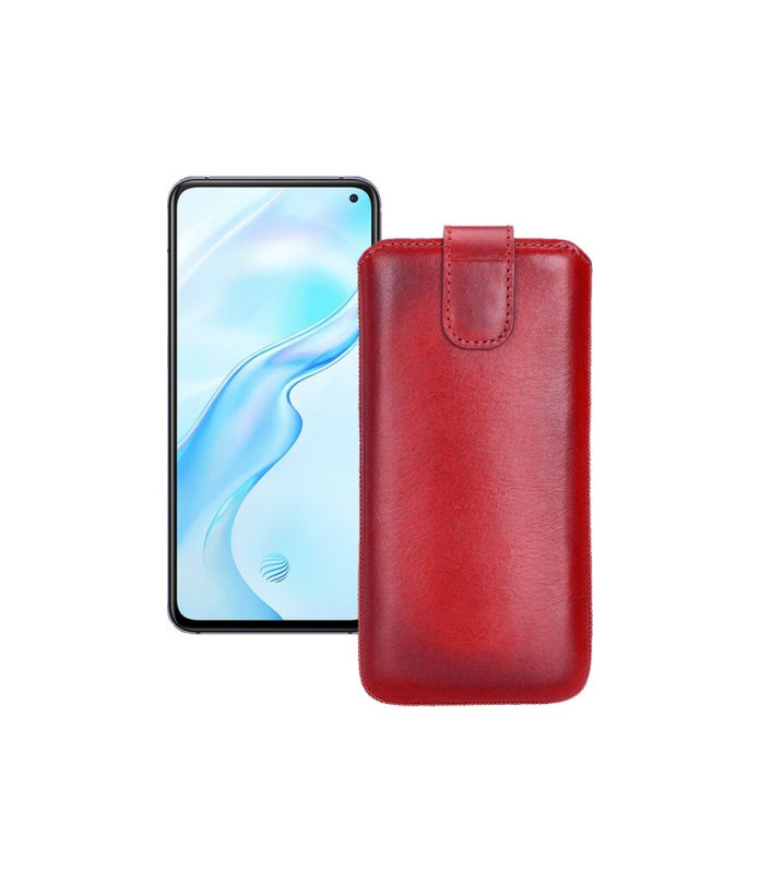 Витяжка з екошкіри для телефону Vivo X30