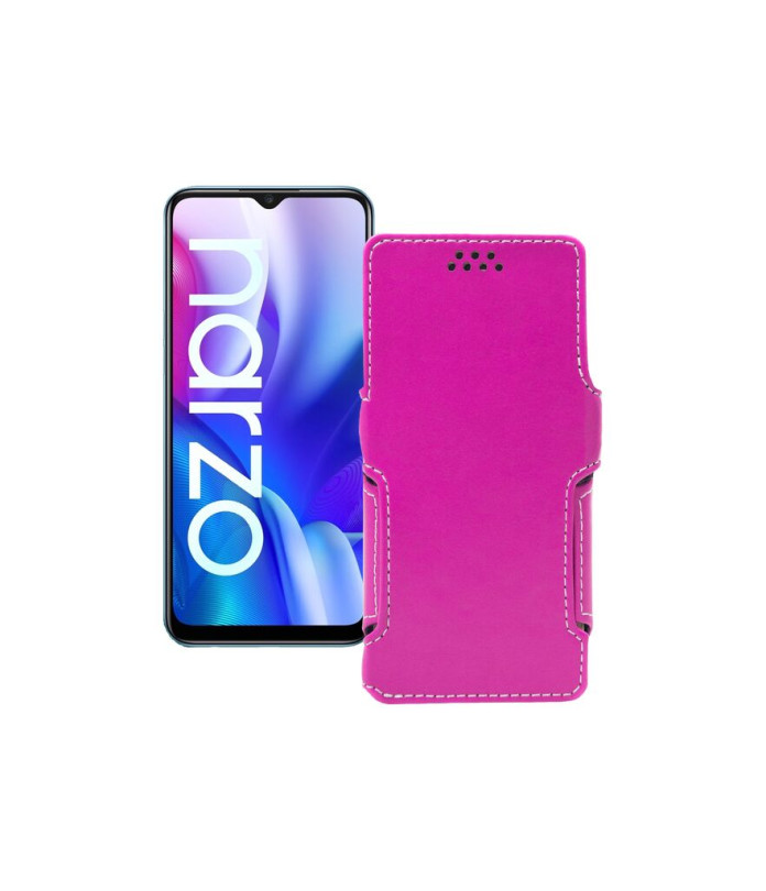 Чохол-книжка з екошкіри для телефону Realme Narzo 20A