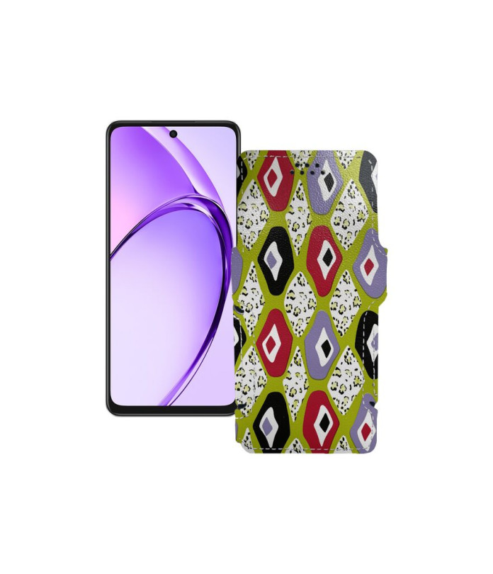 Чохол-книжка з екошкіри для телефону OPPO A3 4G