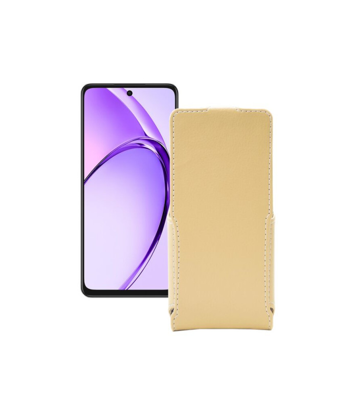 Чохол-флип з екошкіри для телефону OPPO A3 4G