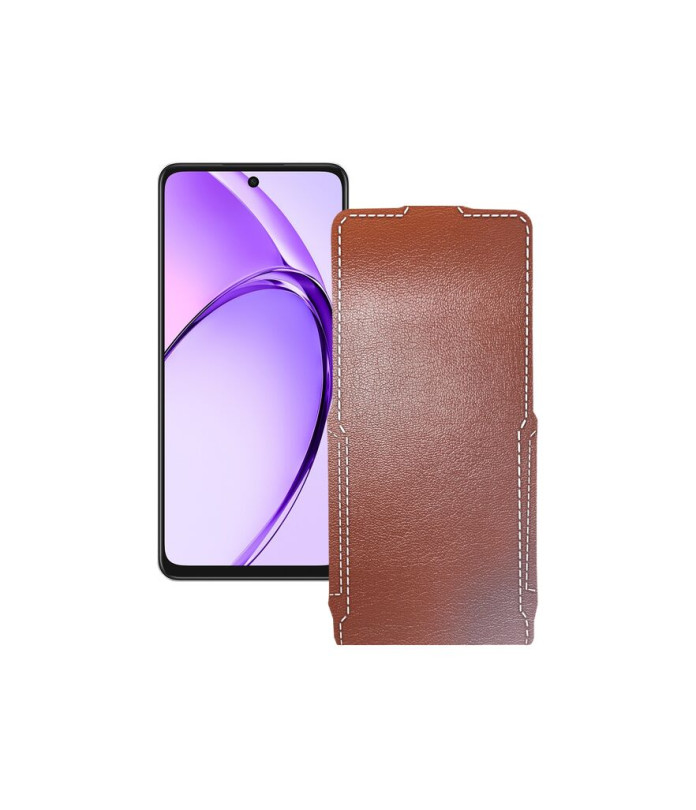 Чохол-флип з екошкіри для телефону OPPO A3 4G