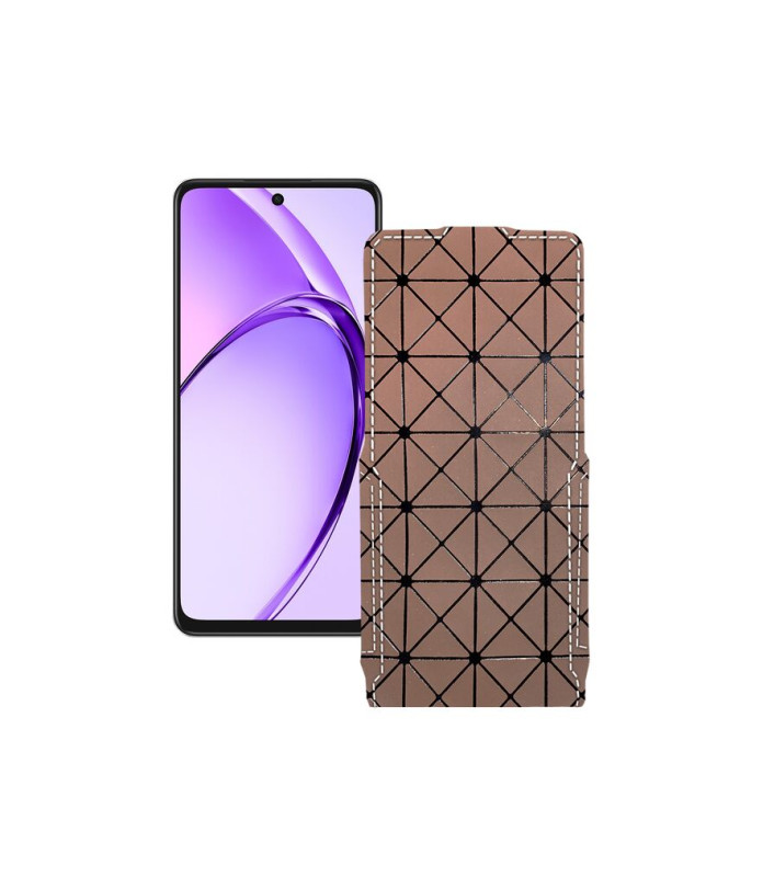 Чохол-флип з екошкіри для телефону OPPO A3 4G