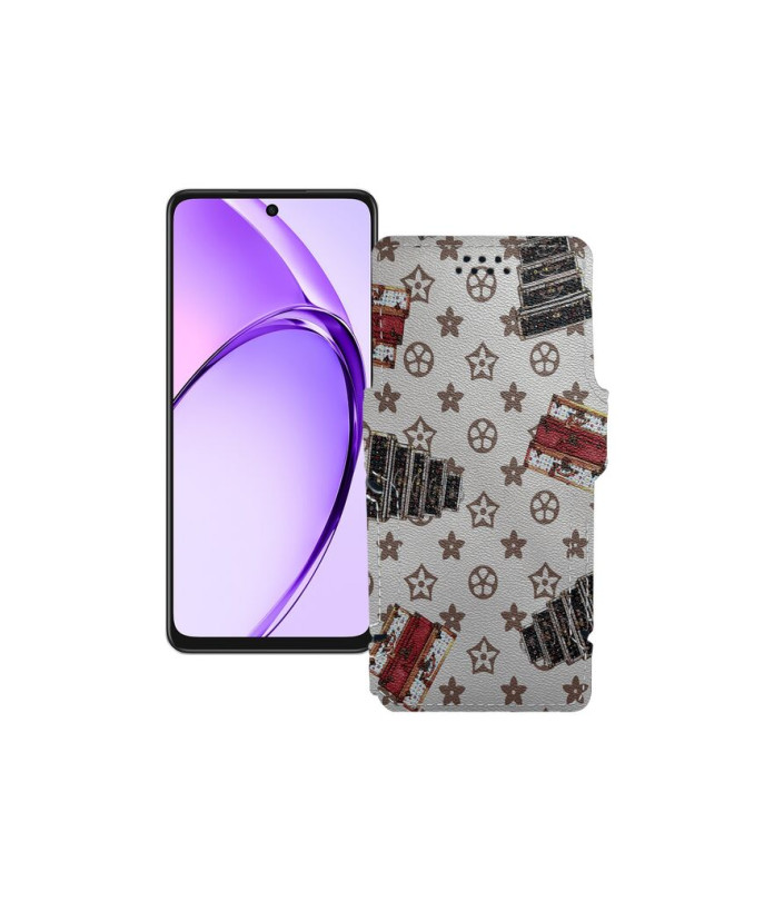 Чохол-книжка з екошкіри для телефону OPPO A3 4G