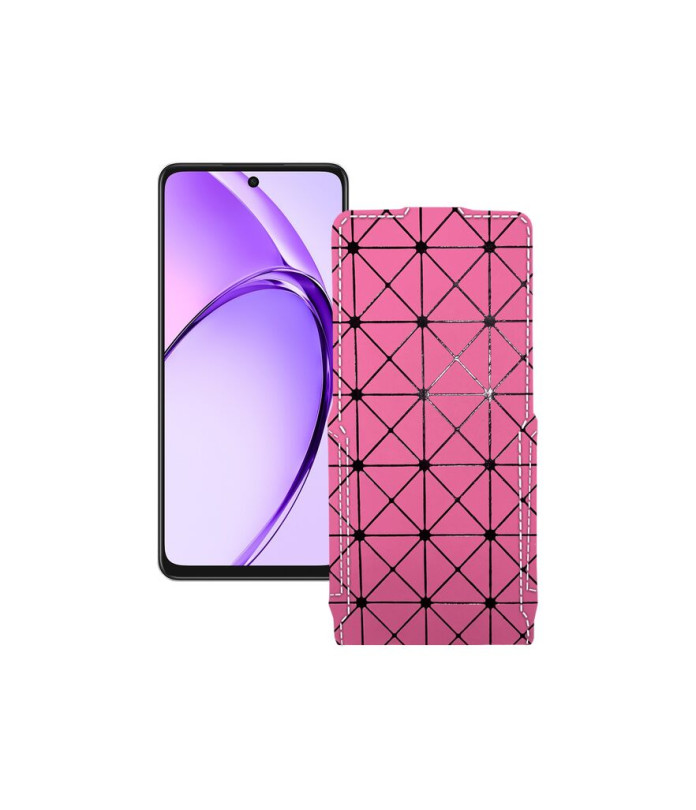 Чохол-флип з екошкіри для телефону OPPO A3 4G