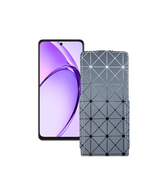 Чохол-флип з екошкіри для телефону OPPO A3 4G