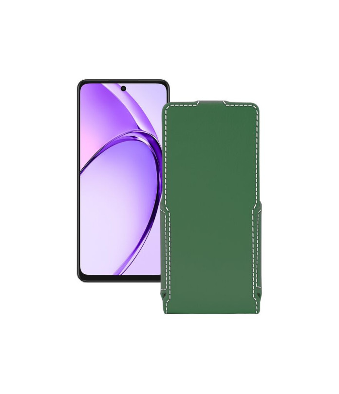 Чохол-флип з екошкіри для телефону OPPO A3 4G