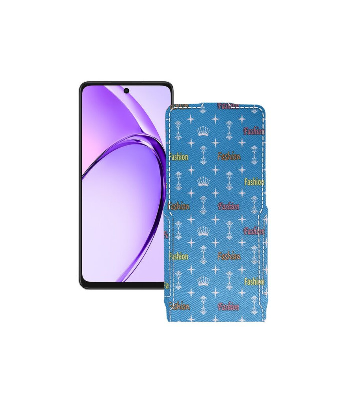 Чохол-флип з екошкіри для телефону OPPO A3 4G