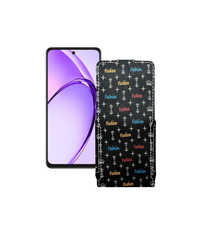 Чохол-флип з екошкіри для телефону OPPO A3 4G