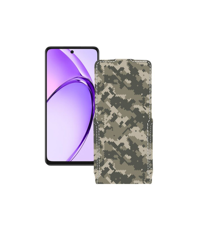 Чохол-флип з екошкіри для телефону OPPO A3 4G