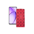 Чохол-флип з екошкіри для телефону OPPO A3 4G