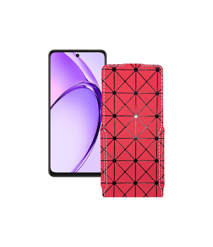 Чохол-флип з екошкіри для телефону OPPO A3 4G