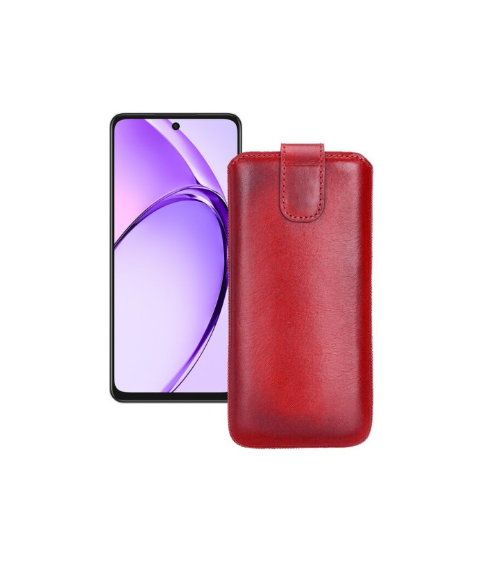 Витяжка з екошкіри для телефону OPPO A3 4G