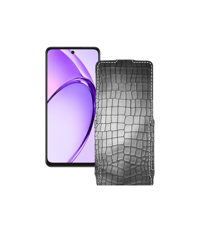 Чохол-флип з екошкіри для телефону OPPO A3 4G