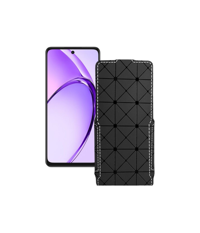 Чохол-флип з екошкіри для телефону OPPO A3 4G