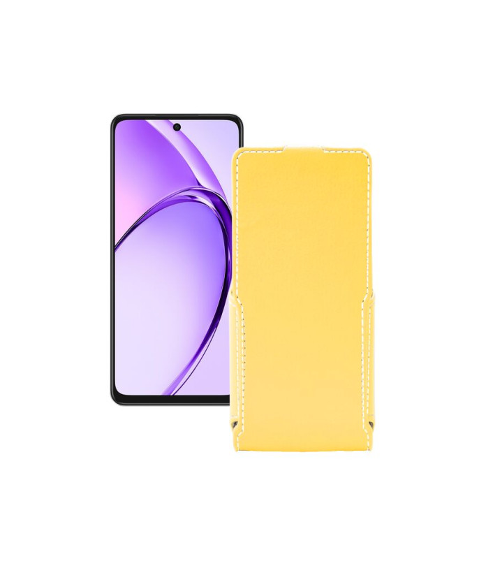 Чохол-флип з екошкіри для телефону OPPO A3 4G