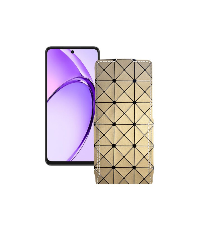 Чохол-флип з екошкіри для телефону OPPO A3 4G