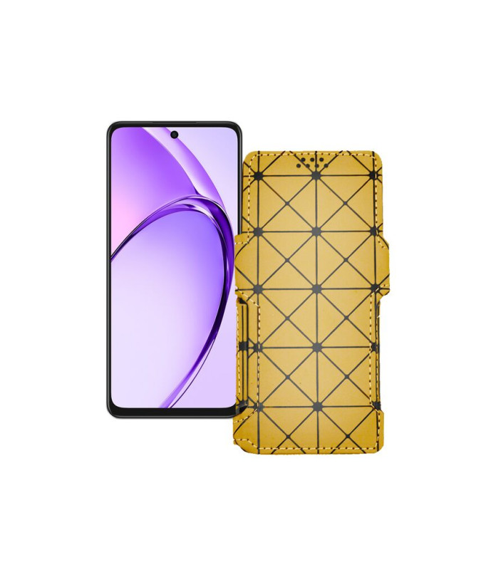 Чохол-книжка з екошкіри для телефону OPPO A3 4G