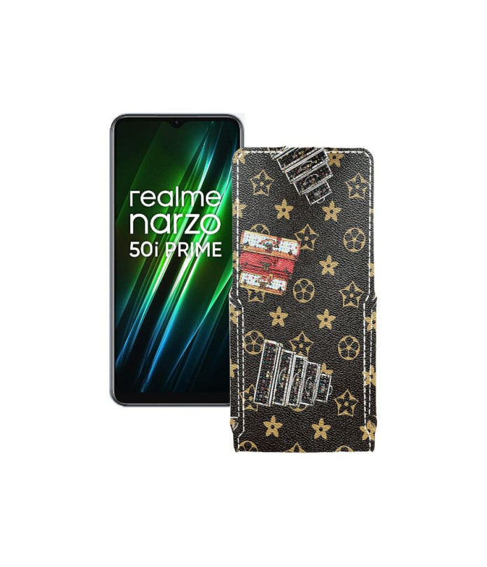 Чохол-флип з екошкіри для телефону Realme Narzo 50i Prime