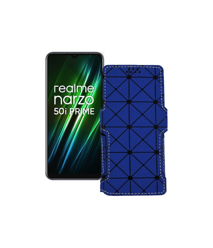 Чохол-книжка з екошкіри для телефону Realme Narzo 50i Prime