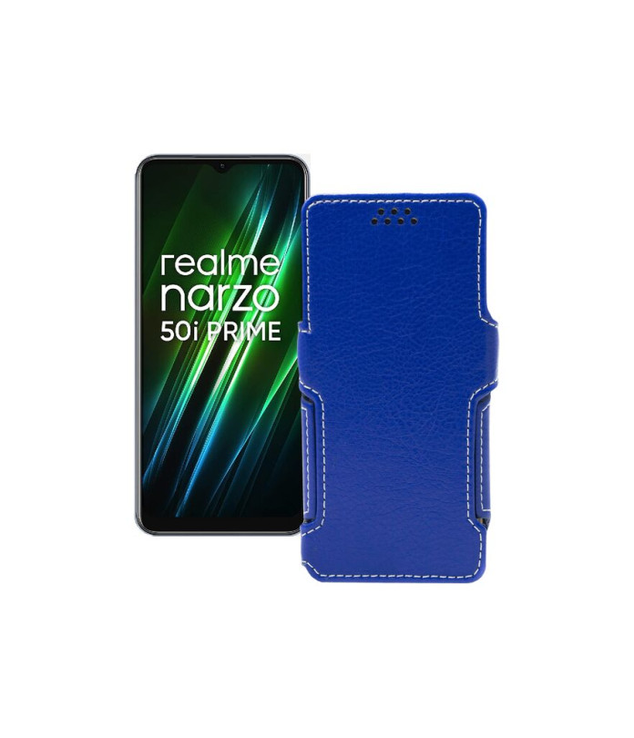 Чохол-книжка з екошкіри для телефону Realme Narzo 50i Prime