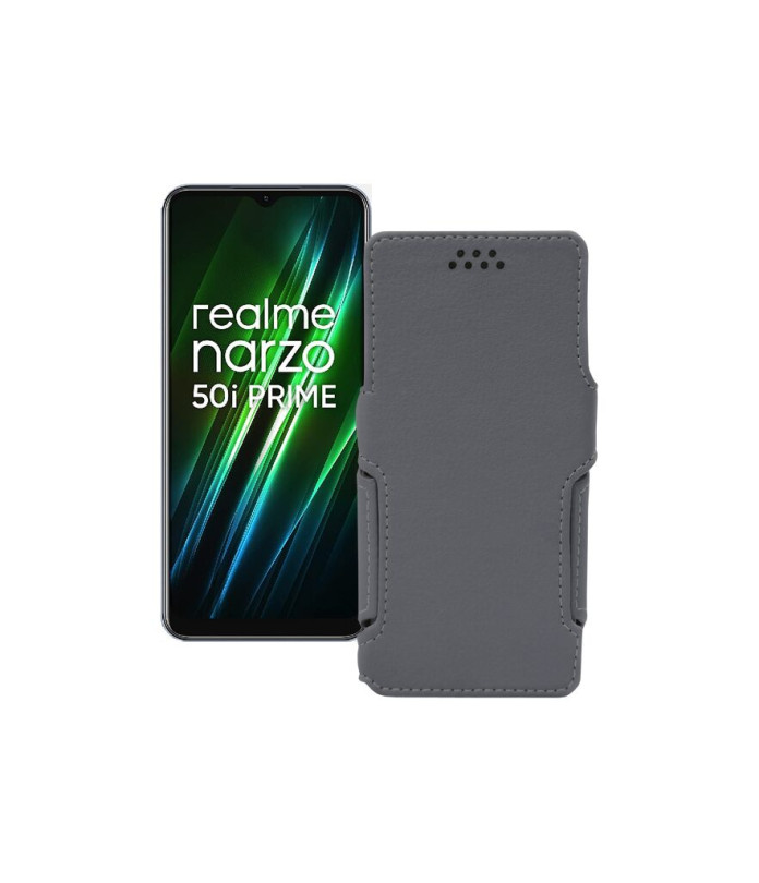 Чохол-книжка з екошкіри для телефону Realme Narzo 50i Prime