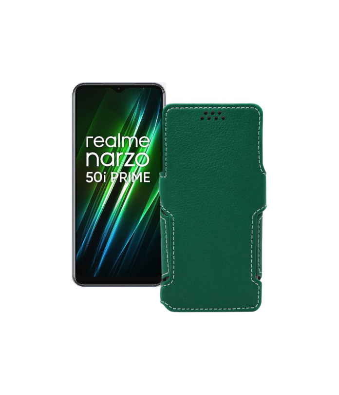 Чохол-книжка з екошкіри для телефону Realme Narzo 50i Prime