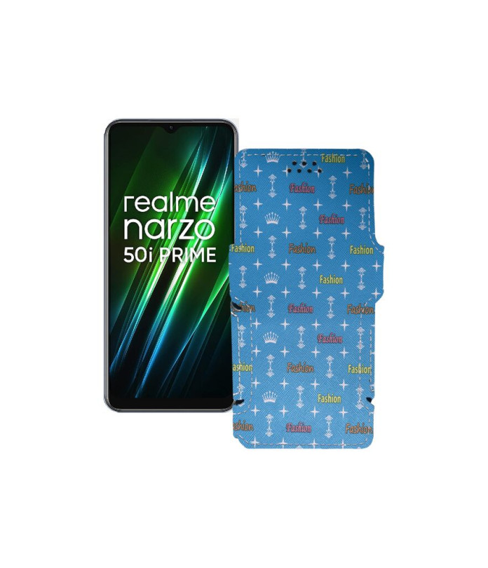 Чохол-книжка з екошкіри для телефону Realme Narzo 50i Prime