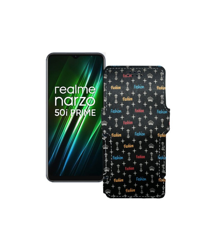 Чохол-книжка з екошкіри для телефону Realme Narzo 50i Prime