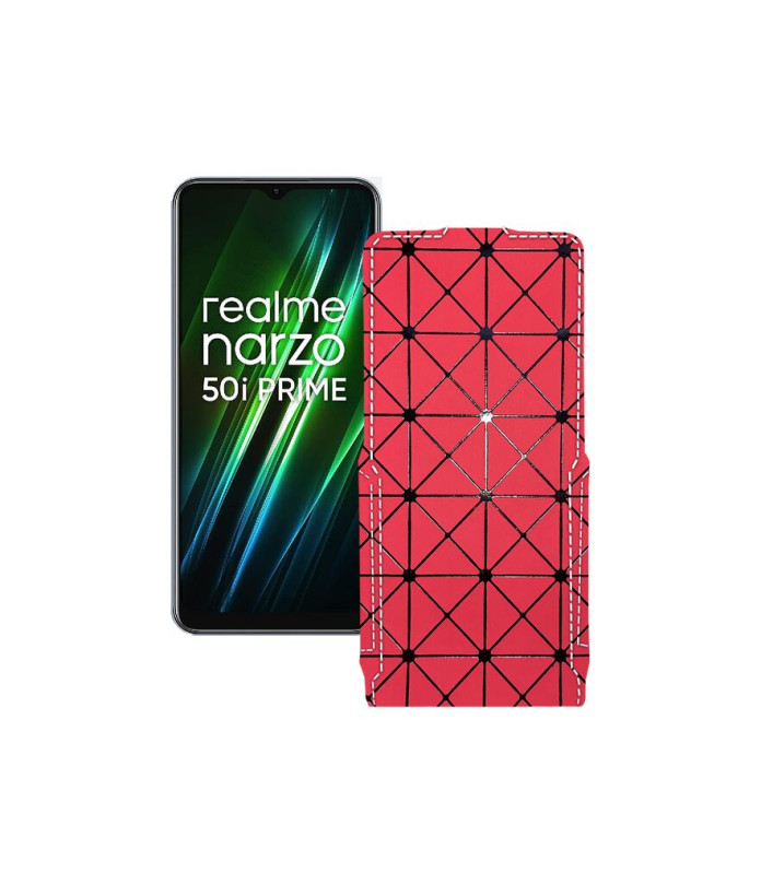 Чохол-флип з екошкіри для телефону Realme Narzo 50i Prime