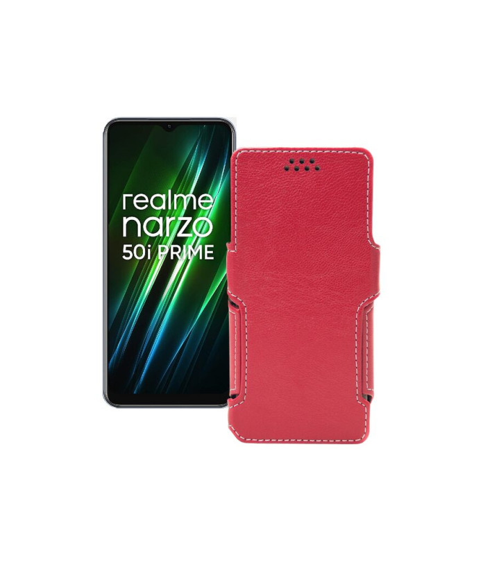 Чохол-книжка з екошкіри для телефону Realme Narzo 50i Prime