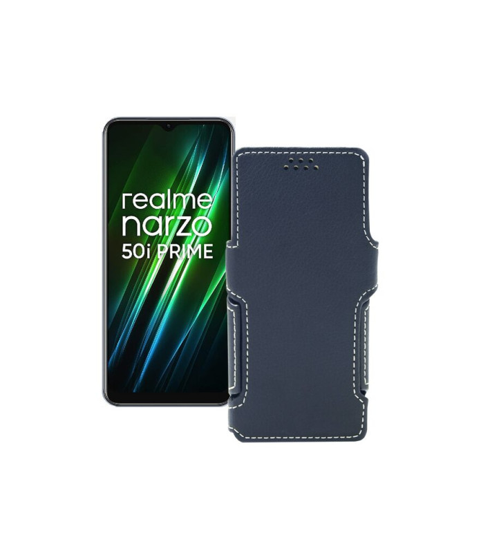 Чохол-книжка з екошкіри для телефону Realme Narzo 50i Prime