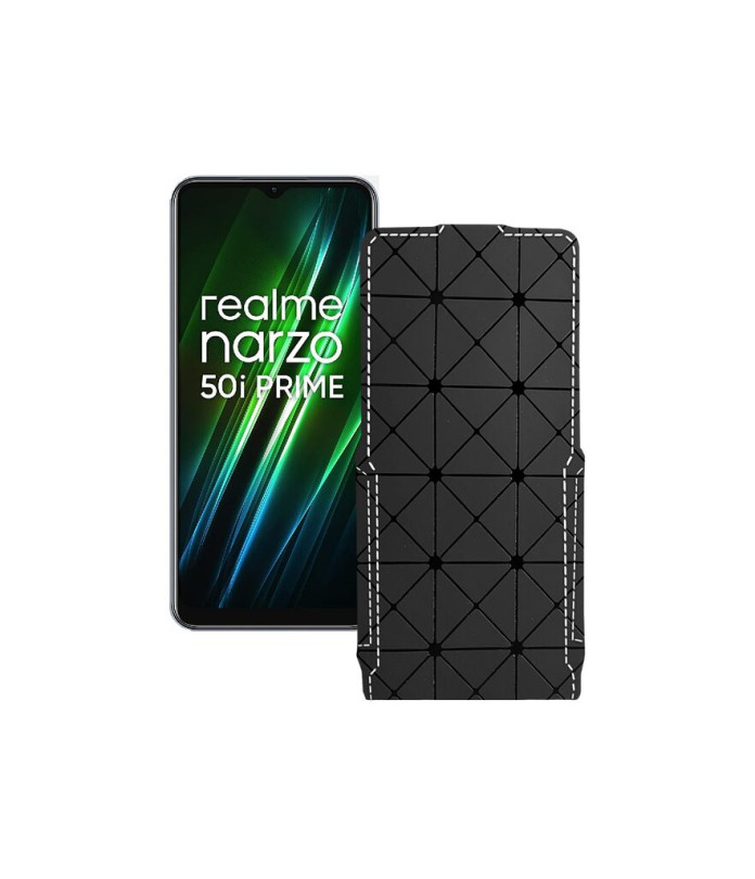 Чохол-флип з екошкіри для телефону Realme Narzo 50i Prime