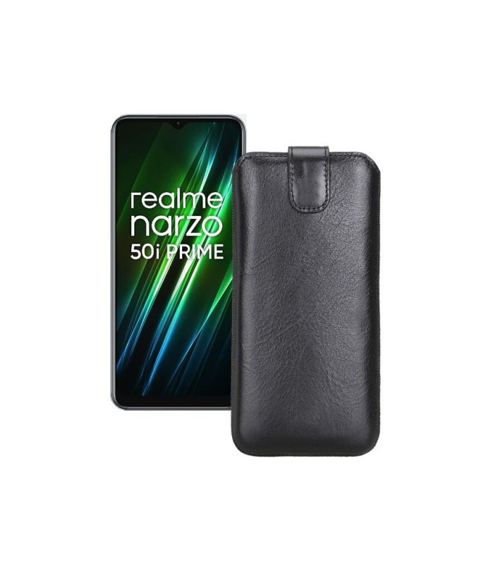 Витяжка з екошкіри для телефону Realme Narzo 50i Prime