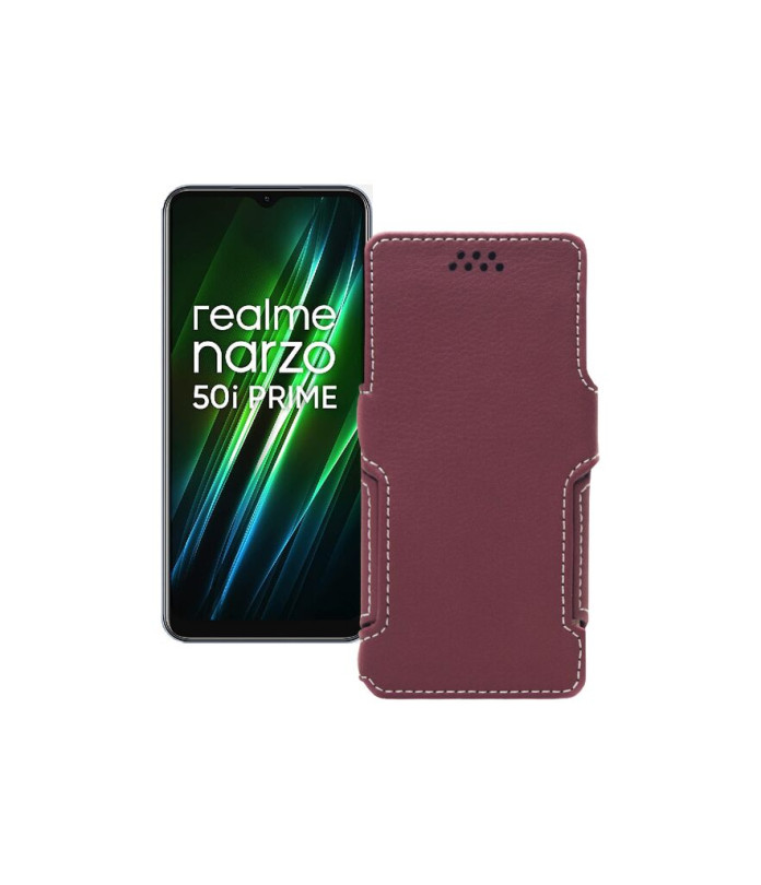 Чохол-книжка з екошкіри для телефону Realme Narzo 50i Prime