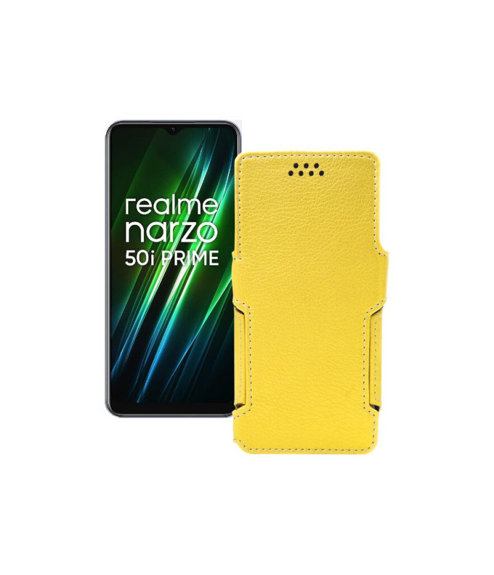 Чохол-книжка з екошкіри для телефону Realme Narzo 50i Prime