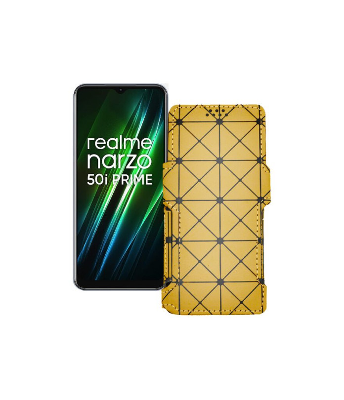 Чохол-книжка з екошкіри для телефону Realme Narzo 50i Prime