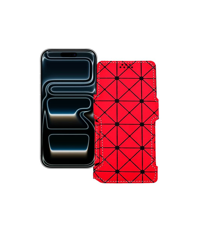 Чохол-книжка з екошкіри для телефону Apple iPhone 17 Pro