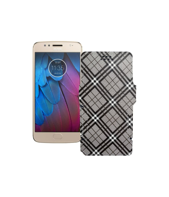 Чохол-книжка з екошкіри для телефону Motorola Moto G5s