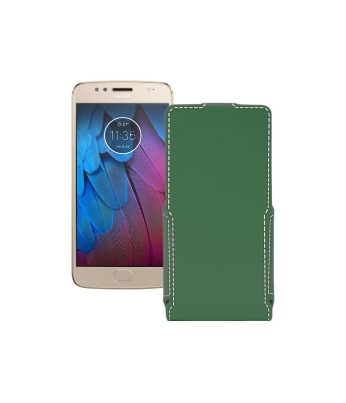 Чохол-флип з екошкіри для телефону Motorola Moto G5s