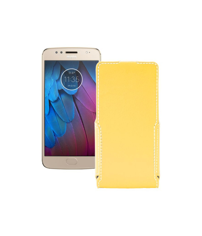 Чохол-флип з екошкіри для телефону Motorola Moto G5s