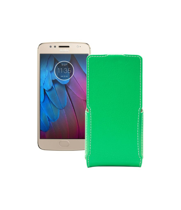 Чохол-флип з екошкіри для телефону Motorola Moto G5s