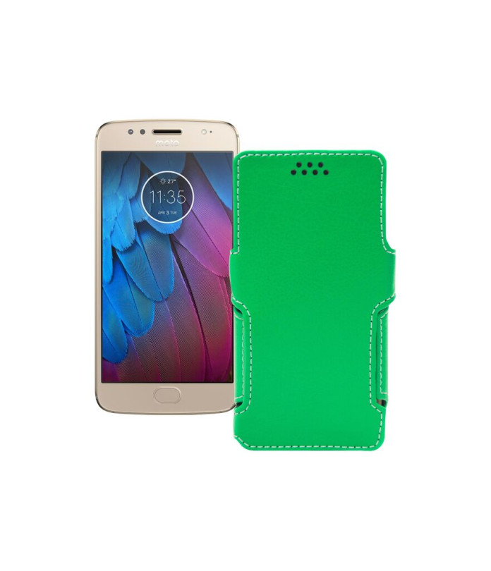 Чохол-книжка з екошкіри для телефону Motorola Moto G5s