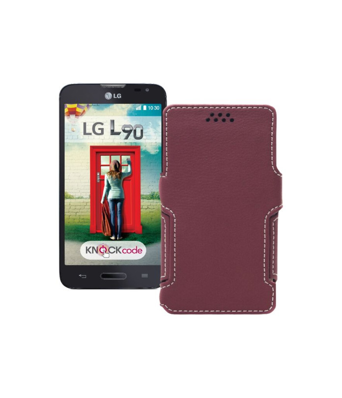 Чохол-книжка з екошкіри для телефону LG L90 D410