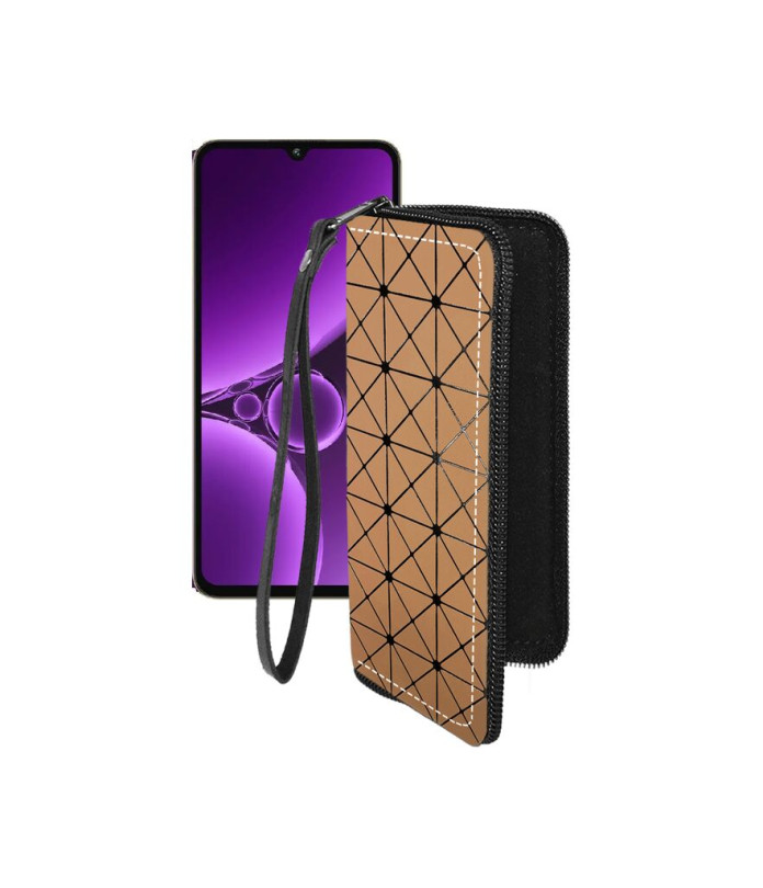 Чохол-гаманець з екошкіри для телефону Oukitel C59 Pro