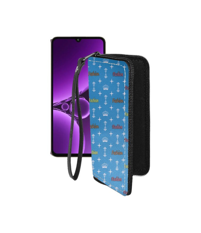 Чохол-гаманець з екошкіри для телефону Oukitel C59 Pro
