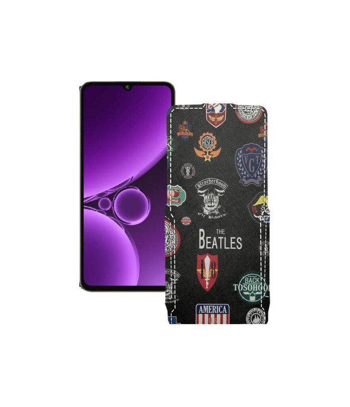 Чохол-флип з екошкіри для телефону Oukitel C59 Pro