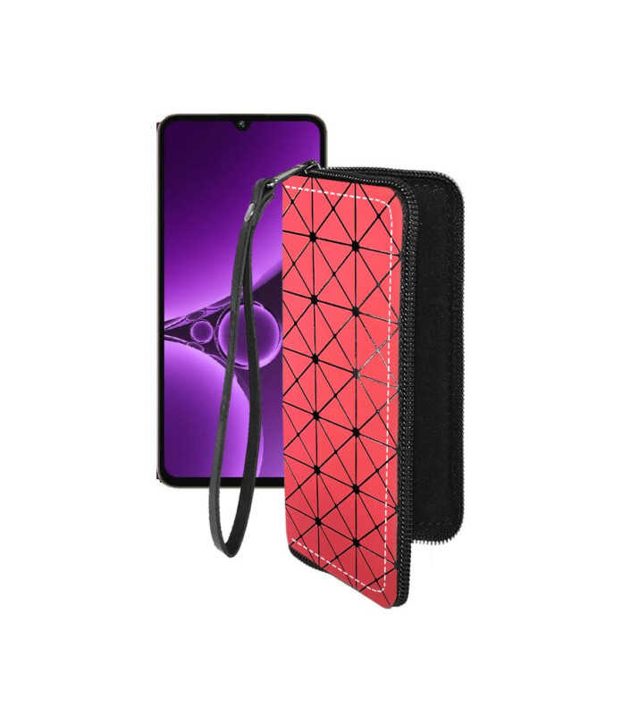 Чохол-гаманець з екошкіри для телефону Oukitel C59 Pro
