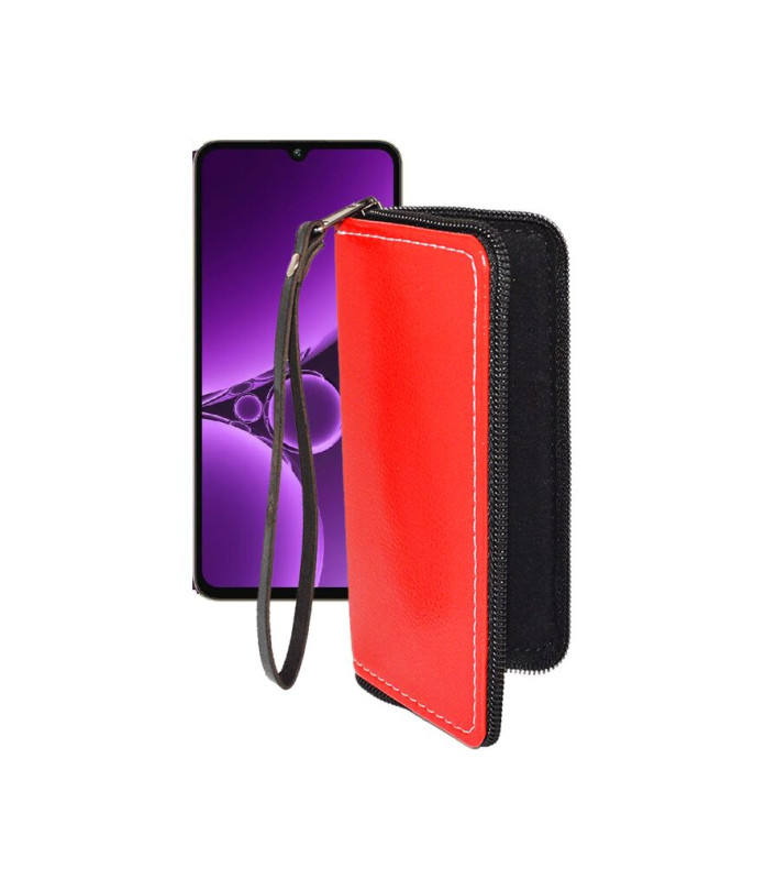 Чохол-гаманець з екошкіри для телефону Oukitel C59 Pro
