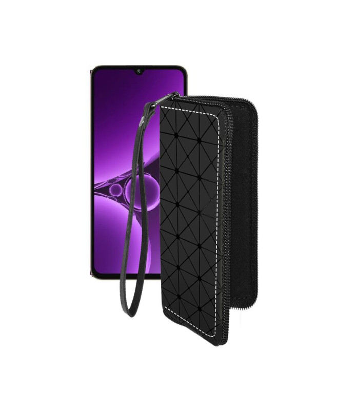 Чохол-гаманець з екошкіри для телефону Oukitel C59 Pro